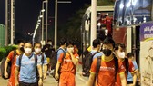 Sau hai buổi tập đầu tiên tại Muscat, đội tuyển Việt Nam đổi sân tập phụ từ tối 10-10 sau chấn thương của Ngọc Hải