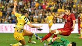 Đội tuyển nữ Việt Nam trong cuộc so tài mới đây với đội tuyển Australia