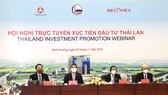 Hội nghị trực tuyến xúc tiến đầu tư Thái Lan tại điểm cầu tỉnh Bình Dương