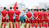 Đội U23 Việt Nam trên sân tập ngày 14-5