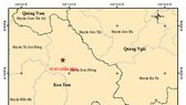 Một ngày xảy ra 3 trận động đất ở Kon Tum