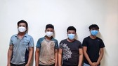 Các đối tượng tham gia vụ việc. Ảnh: Cơ quan công an