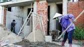 Một công trình nhà ở trên địa bàn quận Sơn Trà đang dang dở