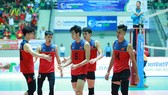 Đội tuyển bóng chuyền nam Việt Nam về đích ở vị trí thứ 3. Ảnh: THIÊN HOÀNG