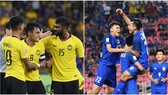Malaysia (trái) sẽ tiếp đón Thái Lan trên sân nhà Bukit Jalil.