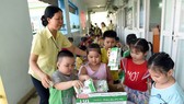 Chương trình Sữa học đường tại một trường mầm non trên địa bàn TPHCM