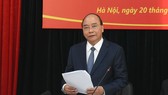 Thủ tướng làm việc với Hội Nạn nhân chất độc da cam/dioxin Việt Nam. Ảnh: VGP/Quang Hiếu