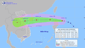 Đường đi của bão Kompasu trên Biển Đông. Ảnh: TTDBKTTVQG