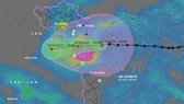 Sáng 14-10, bão số 8 vào vùng biển từ Nam Định đến Quảng Bình