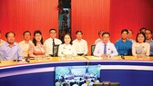 Chủ tịch HĐND TPHCM Nguyễn Thị Lệ tham dự chương trình Dân hỏi - Chính quyền trả lời tháng 5-2022. Ảnh: LONG HỒ
