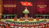 Toàn cảnh phiên khai mạc Hội nghị lần thứ 5, Ban Chấp hành Trung ương Đảng khóa XIII, sáng 4-5, tại trụ sở Trung ương Đảng, Hà Nội. Ảnh: VIẾT CHUNG