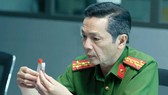 NSND Trung Anh trong vai  Đại tá Trần Giang, phim Đấu trí