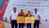 2 nữ tay chèo Hồ Thị Lý và Lê Thị Hiền đã có màn thể hiện ấn tượng tại SEA Games 31