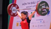 Hoàng Thị Duyên có thành tích vượt trội so với các đối thủ cùng hạng cân 59kg nữ. Ảnh:DŨNG PHƯƠNG