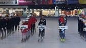 Đội tuyển Việt Nam tham dự giải đấu trượt băng tốc độ quốc gia Indonesia 2022. Ảnh: SFV