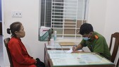 Đối tượng Lý tại cơ quan điều tra.