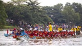 Lễ hội đua thuyền mừng Tết Độc lập ở quê hương Đại tướng Võ Nguyên Giáp