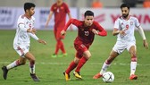 Đội tuyển Việt Nam từng đánh bại UAE 1-0 tại trận lượt đi. Ảnh: MINH HOÀNG