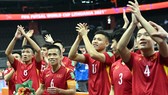 Đội tuyển Việt Nam có lần thứ 2 liên tiếp lọt vào vòng 1/8 Futsal World Cup. ẢNH: QUANG THẮNG