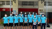 Nhóm thành viên của đội tuyển futsal Việt Nam ở TPHCM đã hoàn thành việc cách ly tập trung. Ảnh: ANH TRẦN