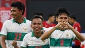 Niềm vui chiến thắng của Indonesia. Ảnh: PSSI