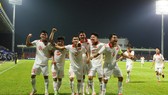 Niềm vui chiến thắng của U23 Việt Nam. Ảnh: ANH TRẦN