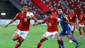 Trung vệ Fachruddin (trái) và hậu vệ Asnawi (phải) của U23 Indonesia từng giành á quân AFF Cup 2020. ẢNH: GETTY