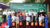 Lễ ra mắt mùa thứ nhất của Giải bóng đá vô địch đồng hương toàn quốc. ẢNH: HỮU THÀNH