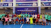 28 thí sinh trúng tuyển vào đội trẻ futsal Thái Sơn Nam. ẢNH: HỮU THÀNH
