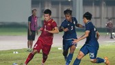 U19 Việt Nam "nắm tay" U19 Thái Lan vào bán kết Giải U19 Đông Nam Á 2022. ẢNH: PHAN HỒNG