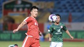 Hoàng Đức góp công trong chiến thắng của Viettel FC. ẢNH: MINH HOÀNG