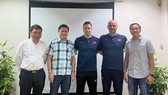 VFF trong buổi làm việc với tân HLV Giustozzi Diego Raul của đội tuyển futsal Việt Nam mới đây ở TPHCM