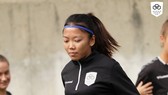 Huỳnh Như không có cơ hội ra sân trong chiến thắng của Lank FC. ẢNH: LANK FC