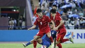 U17 Việt Nam giành vé dự vòng chung kết Giải U17 châu Á 2022 sau khi đánh bại U17 Thái Lan. ẢNH: MINH HOÀNG