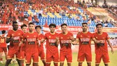 Công an Nhân dân đã giành tấm vé thăng hạng V-League 2023 đầu tiên. ẢNH: THU NGA