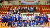 Sahako đăng quang giải futsal VĐQG 2022 trước 1 vòng đấu. ẢNH: QUỐC KHANH
