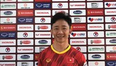Châu Ngọc Quang hứa sẽ cùng đội tuyển Việt Nam thi đấu cống hiến khi đấu Dortmund. ẢNH: HƯƠNG NGUYỄN