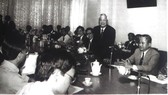 Thủ tướng Võ Văn Kiệt gặp gỡ các đại biểu Việt kiều  nhân kỷ niệm 18 năm Ngày giải phóng miền Nam 30-4-1993