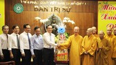 ​Lãnh đạo TPHCM thăm, chúc tết Ban Trị sự Giáo hội Phật giáo Việt Nam TPHCM và các hòa thượng