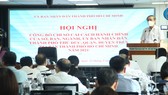 Hội nghị diễn ra tại Trung tâm Báo chí TPHCM