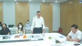 Chủ tịch HĐQT ACV Lại Xuân Thanh phát biểu tại buổi làm việc. Ảnh: CAO THĂNG