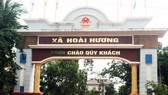 Xã Hoài Hương nơi đang xảy ra vụ vỡ hụi lớn liên quan đến hàng trăm người dân
