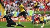 Bảng G, Bỉ - Tunisia 5-2: Hazard cú đúp, Lukaku lập hattick và bắt kịp 4 bàn của Ronaldo