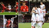 Xứ Wales - Tây Ban Nha 1-4: Alcacer lập cú đúp, Ramos, Bartra góp công