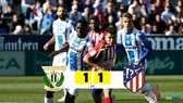 Leganes - Atletico 1-1: Griezmann ghi bàn, Carrillo cầm chân HLV Simeone