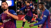 Barcelona - Leganes 3-1: Dembele mở tỷ số, 2 cựu binh Suarez, Messi ấn định chiến thắng