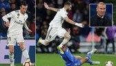 Getafe - Real Madrid 0-0: Benzema, Brahim Diaz, Gareth Bale tịt ngòi, HLV Zidane bị Atletico bỏ xa
