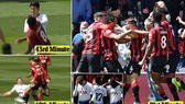 Bournemouth - Tottenham 1-0: Son Heung-min và Juan Foyth nhận thẻ đỏ, Nathan Ake làm người hùng