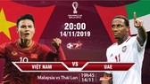 Trực tiếp, Việt Nam - UAE, Vòng loại World Cup 2022