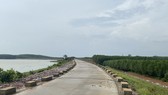 Hồ Thanh Sơn, một trong những hồ đập được sửa chữa trước mùa mưa bão